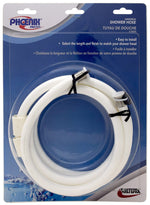Phoenix Products Shower Head Hose, 72 in Length, White/Nylon - PF276023