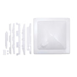 Ventmate Roof Vent Lid, For 14 in x 14 in Vents, White - 69177
