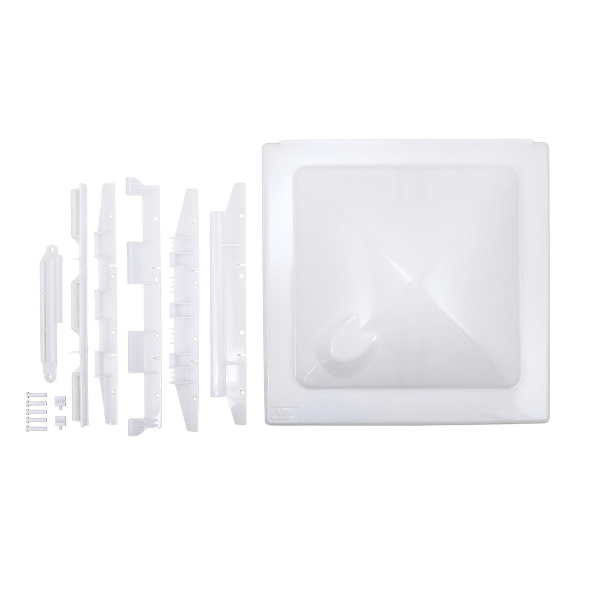 Ventmate Roof Vent Lid, For 14 in x 14 in Vents, White - 69177