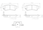 Brembo Brake Pads P56077N product image 2