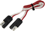 Dorman Trailer Wiring Connector Adapter, 2 Flat - 86006