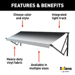 Lippert Awning, 21 ft Length x 8 ft Extension, Black Fade, Black Weather Guard - V000211531