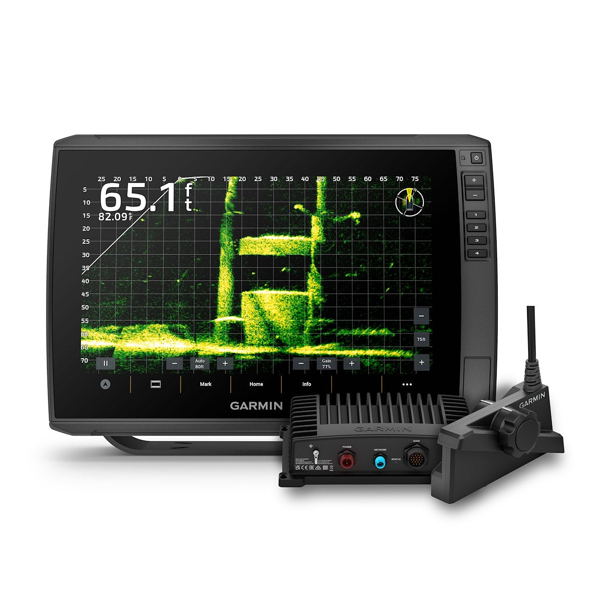 Garmin Chart Plotter, ECHOMAP Ultra 2 126sv, 12 in Display - 010-02882-10