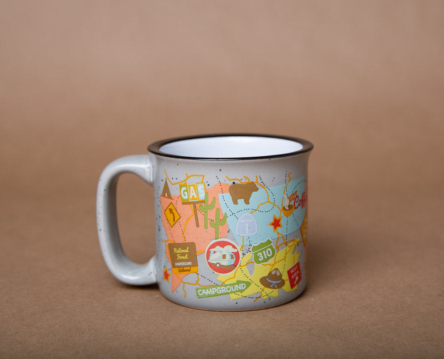 Camp Casual Cup, 15 oz Capacity, Ceramic - CC-004TMG