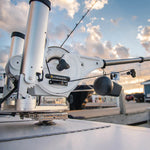 Cannon Downrigger Mount, 316-Grade Stainless Steel Construction, 5-1/4 in Length x 5-1/4 in Width Dimension - 1904045