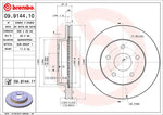Brembo Brake Rotors 09914411C02 product image 2