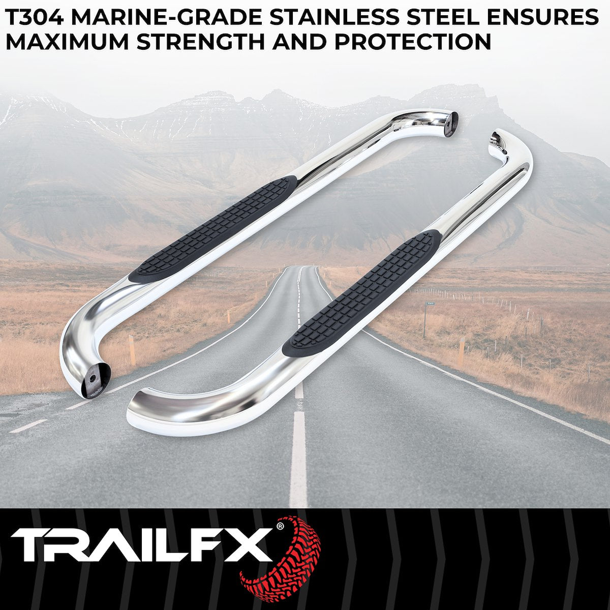 TrailFX Running Boards & Nerf Bars A0061S product image 2