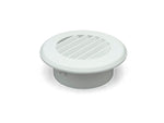 B&B Molders Heating/Cooling Register, Fits 4 in Flexible Ducts, 4-1/8 in Diameter Cutout Dimension, 4 in Diameter Outside Dimension - 94264