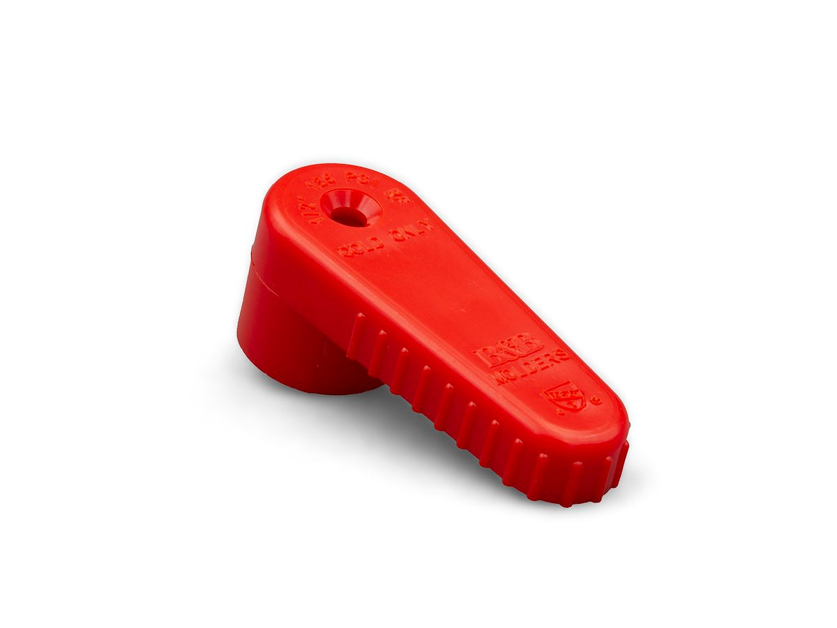 B&B Molders Fresh Water By-Pass Valve Handle, Red - 94237