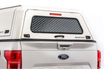 SmartCap Truck Cap Window Guard, Black, Stainless Steel - SA1001