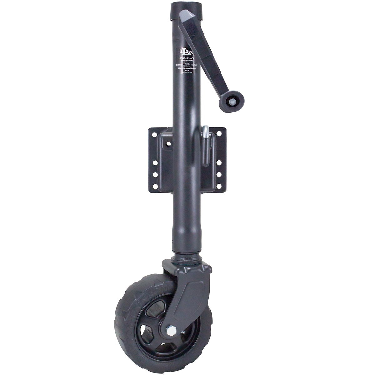 Dutton Lainson Corp Trailer Tongue Jack, 1500 lb Lift Capacity, 12 in Travel, 28-1/2 in Height - 22335