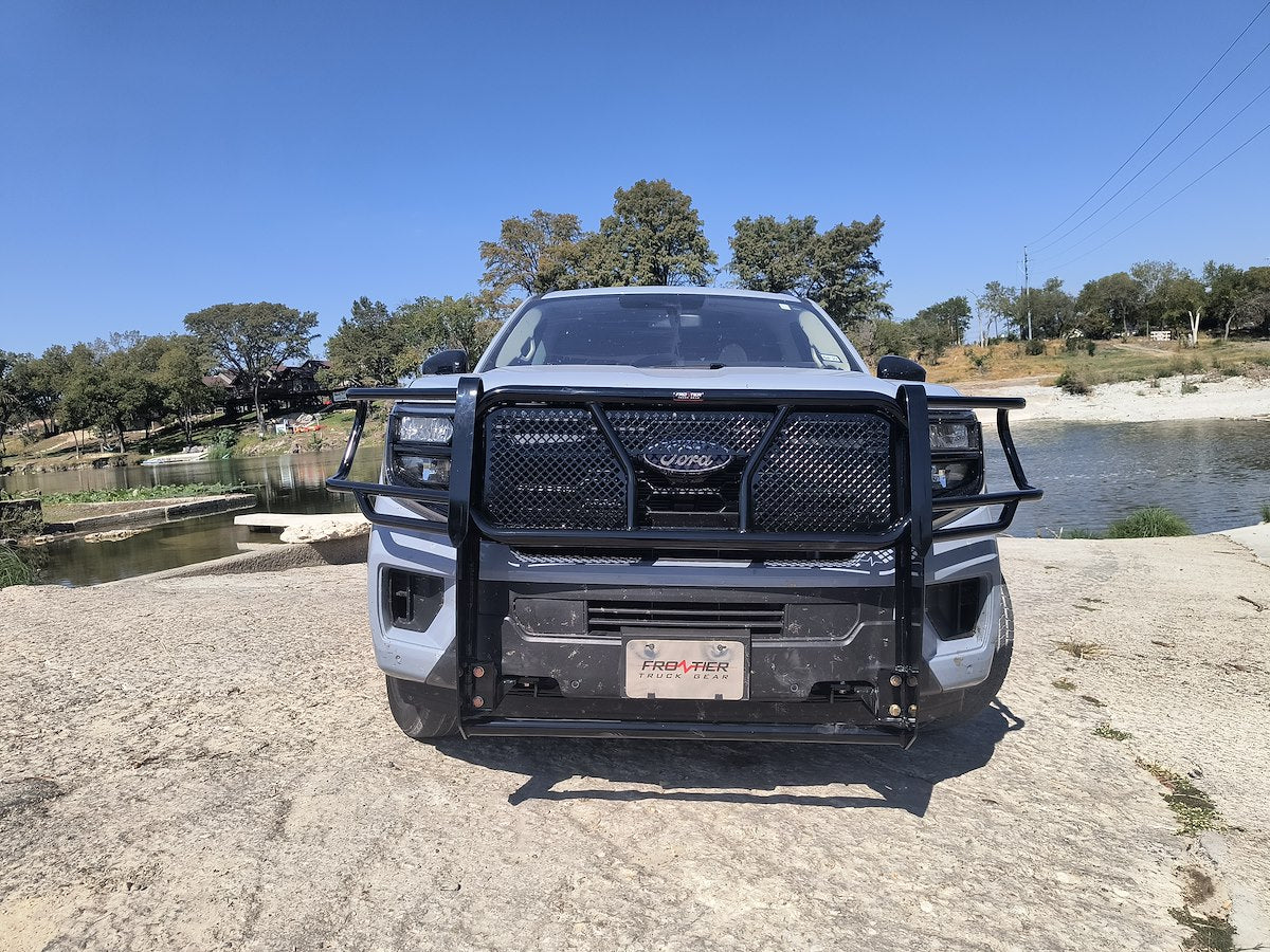 Frontier Truck Gear Grille Guard, Black, Steel - 200-11-8004
