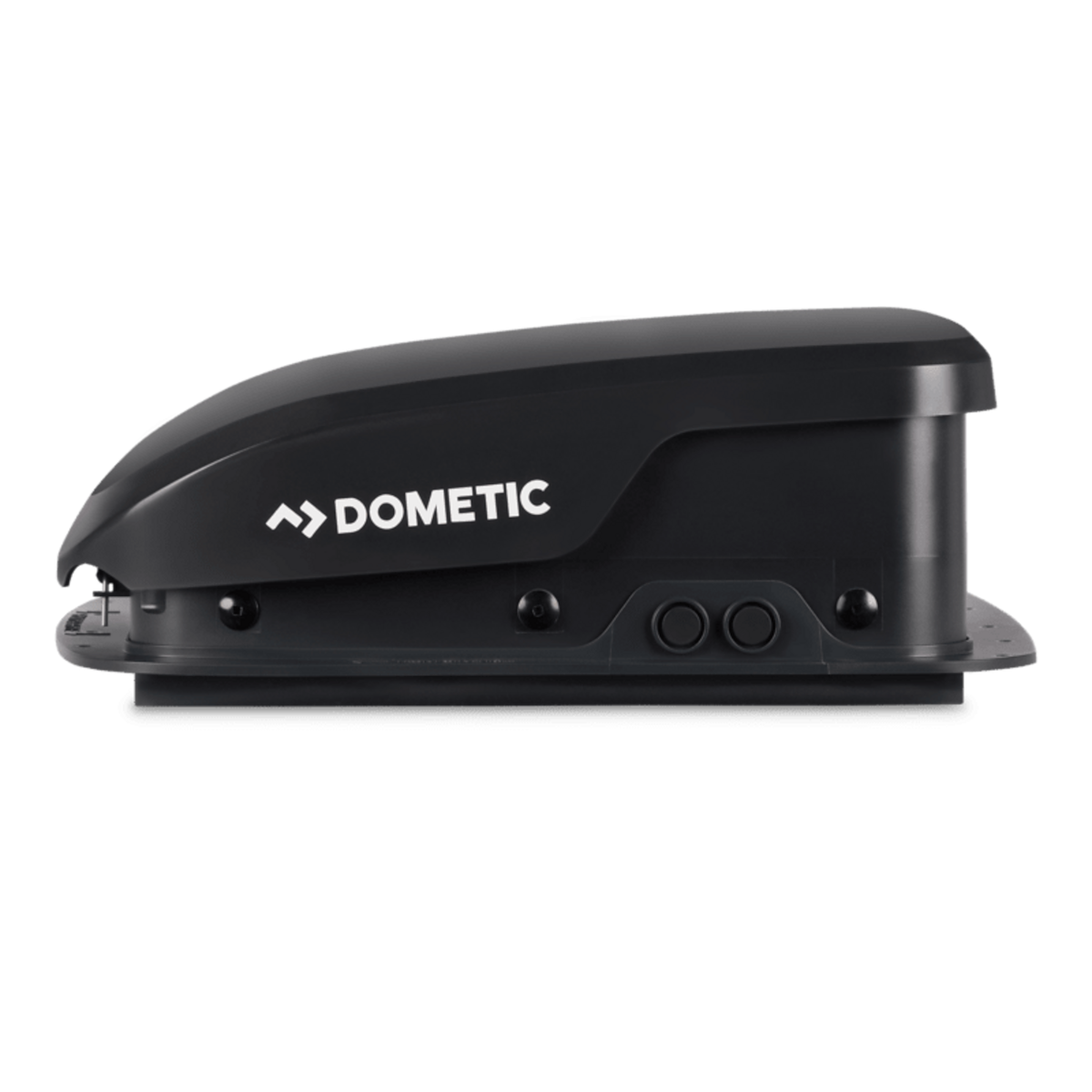 Dometic Roof Vent, For 14 in x 14 in, With 5-Speed/Reversable Fan, Black Dome/Black DryDock Mounting Base/White Interior - 9630002550