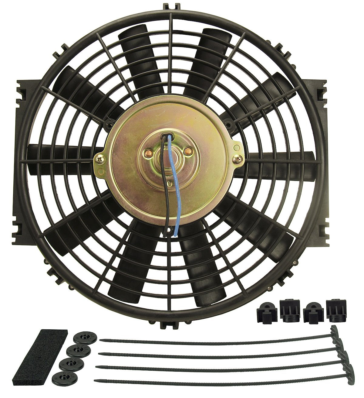 Derale Cooling Fan, 625 Cubic ft Per Minute, 10 Blade - 16910