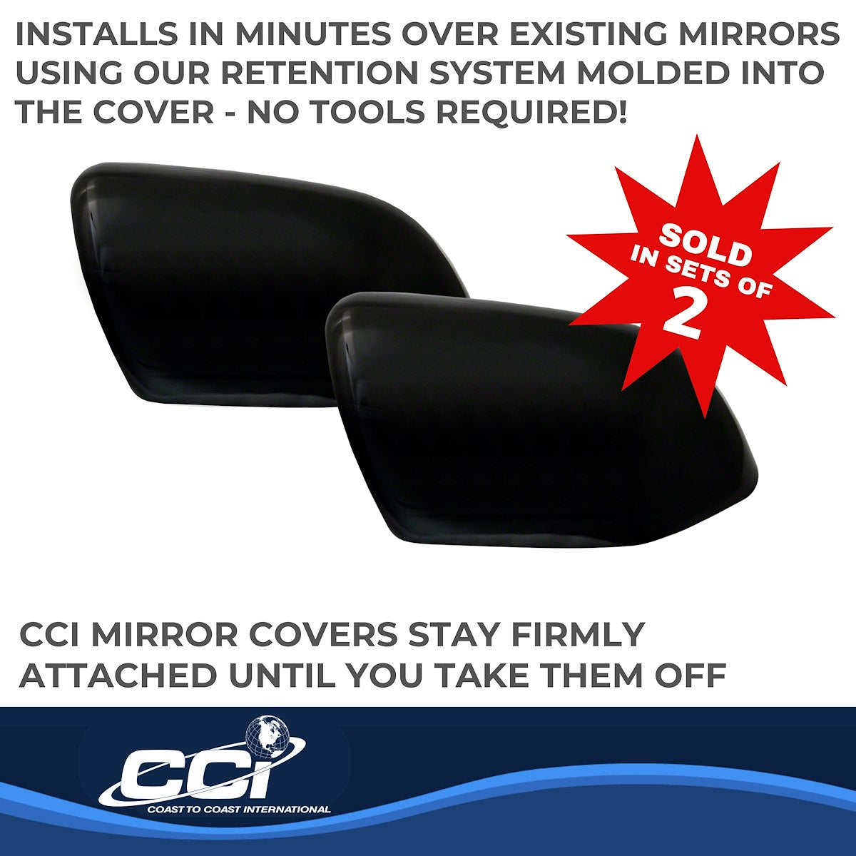 Coast2Coast Mirror Covers CCIMC67540BK product image 3