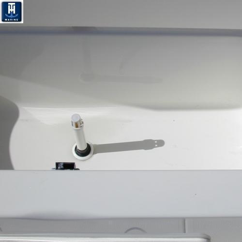 T-H Marine Livewell Overflow Tube, Fits 1-1/8 in Thru Hulls, 90 degree, 12 in Length - ODT-190-DP