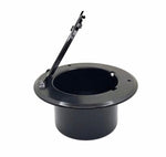 JR Products Electrical Cord Hatch, 3-1/2 in Cutout Dimension, 5-1/8 in x 2-3/8 in, Accepts Up To 30 amp/50 amp Cords - 541-3-A