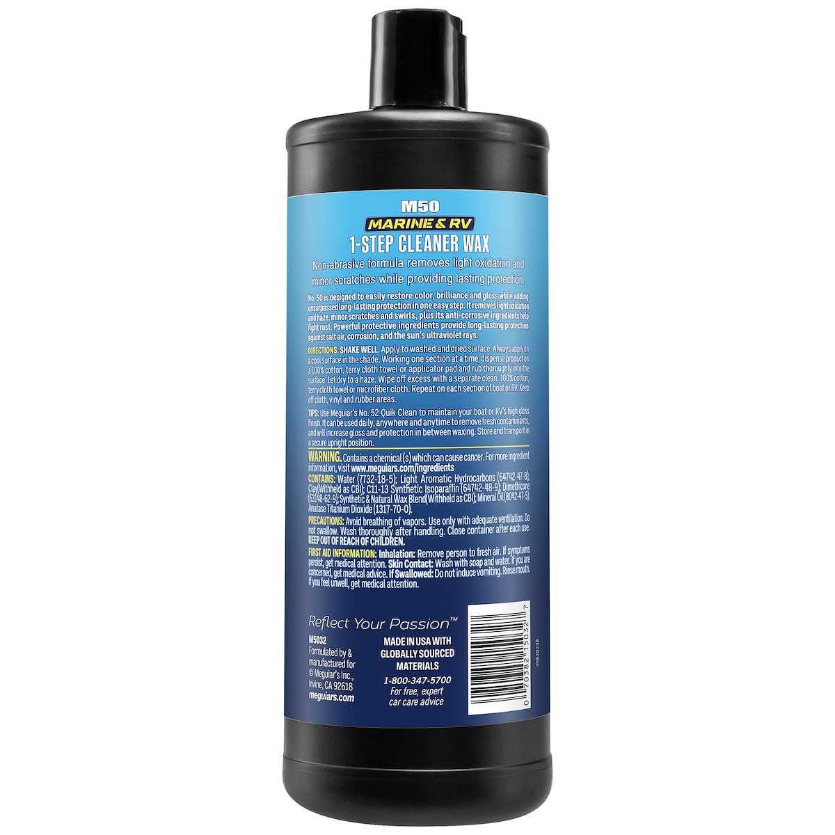 Meguiars Marine Wax, 32 oz Bottle - M5032