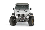 Warn Bumper, Elite Series, Powder Coated Black Steel, Fits Mid-Frame Winches Up To 12000 lb - 101330