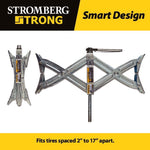 Stromberg Carlson Wheel Chock, Fits Tires Spaced 2 in To 17 in Apart, Pack Of 2 - JBP-T217.2