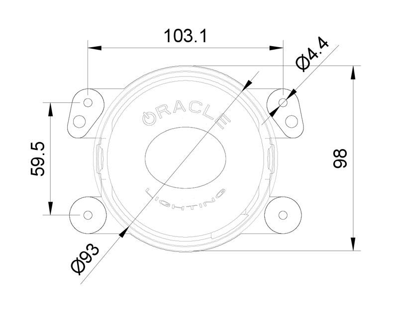 Oracle Lighting Fog Light Assembly 5846-001 product image 5
