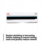 3M Body Seam Sealer, Black, 12 in Strips, Box Of 60 - 08578