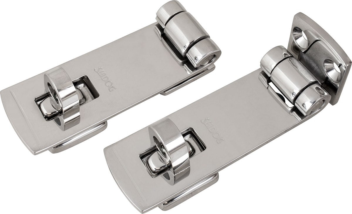 Sea Dog Lock Hasp, 3-1/8 in Length x 1-1/8 in Width, Stainless Steel - 221135-1