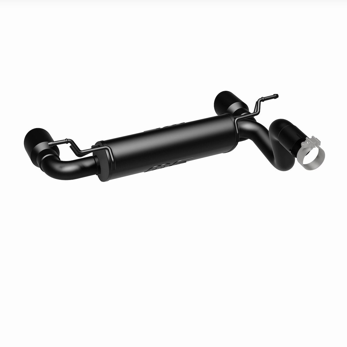 MagnaFlow Exhaust System Kit, MF Series Axle Back System, Black Stainless Steel, Black Steel Tips - 19388