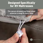 Lippert Bed Sheet, Fits Up To 14 in High Mattress - 2024121141
