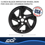 Coast2Coast Wheel Skins & Styled Wheel Covers IMP463BLK product image 2