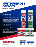 Lucas Oil Multi Purpose Grease, 14.5 oz Tube - 10301