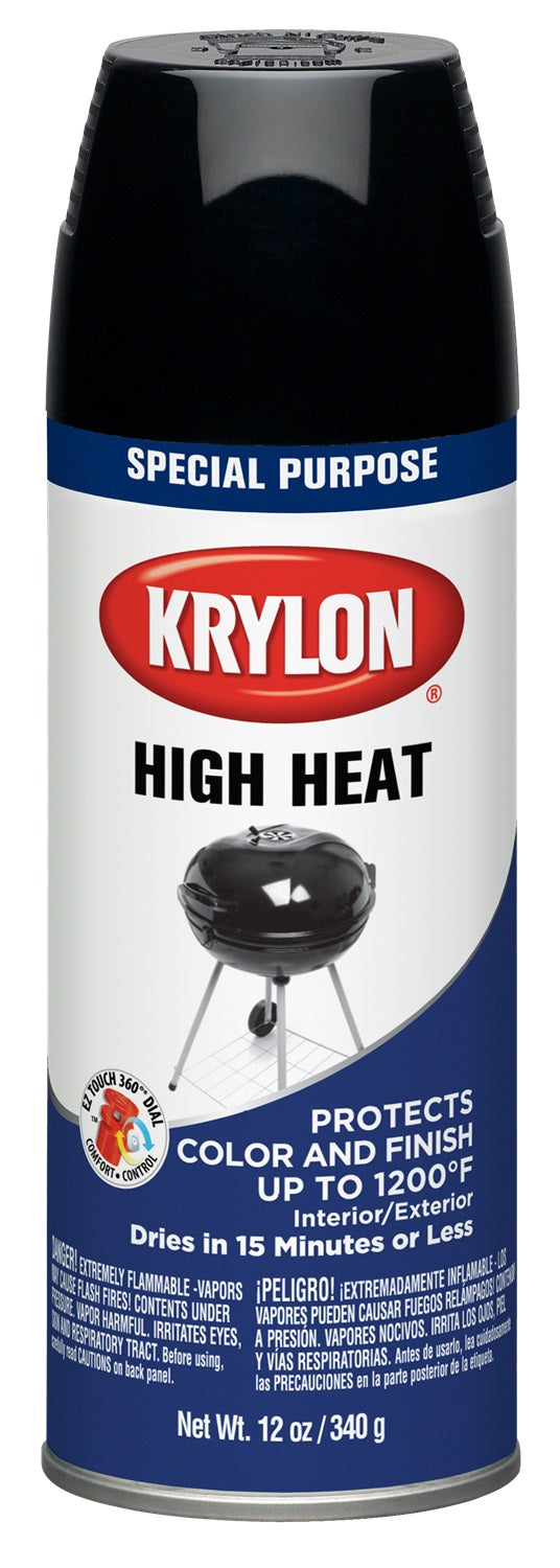 VHT/ Duplicolor Paint, Heat Resistant To 600 Degrees Fahrenheit, Black, 12 oz - 1618