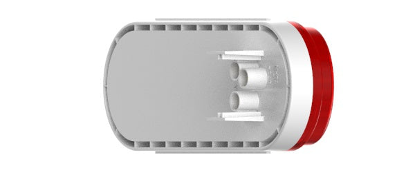 Grote Industries Tail Light Assembly, LED, Red Lens, White Housing - G6002-5