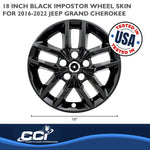 Coast2Coast Wheel Skins & Styled Wheel Covers IMP425BLK product image 3