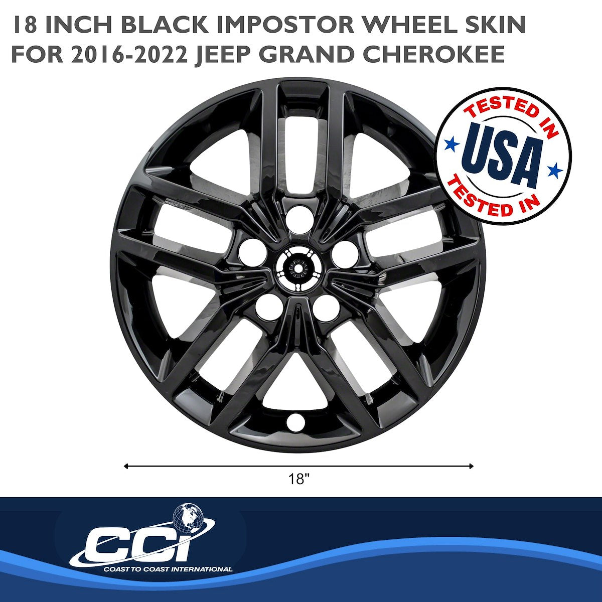 Coast2Coast Wheel Skins & Styled Wheel Covers IMP425BLK product image 3