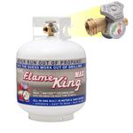 Flame King Propane Tank, 20 lb Capacity, 17.8 in Height x 12.3 in Diameter, 6.5 in Collar Diameter - YSN230