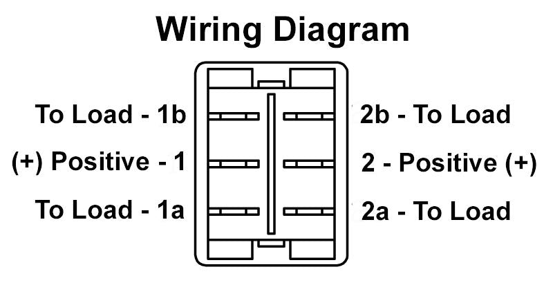 JR Products Multi Purpose Switch, 12 V, 20 amp At 125 V AC/15 amp At 250 V AC/40 amp At 12 V DC, 1.25 in x 0.84 in Cutout - 12825