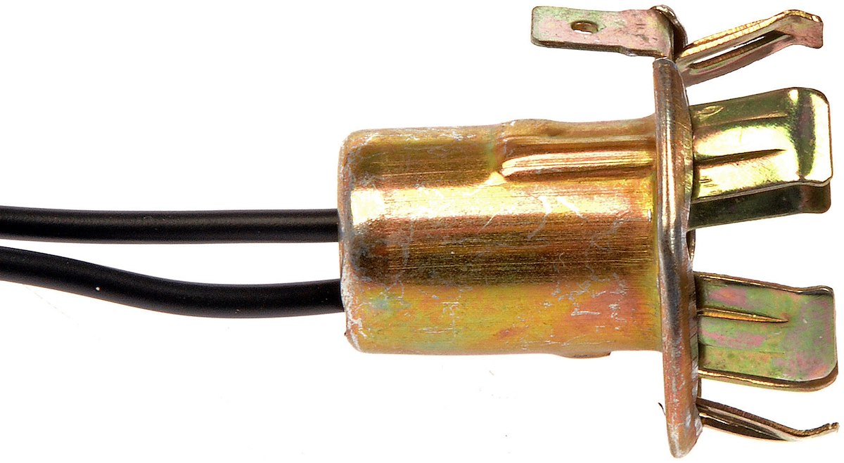 Dorman Brake Light Socket, 2 Wire, 11 in Overall Length With Wire, 1-1/2 in Overall Length Without Wire - 85860