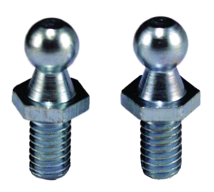 JR Products Multi Purpose Lift Support Ball Stud, Use With JR Products Door Hinge Lift Support GSNI Series, 10 Millimeter, Steel, Set Of 2 - BS-1005