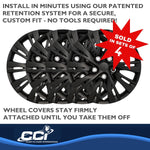 Coast2Coast Universal Wheel Covers IWC103715BLK product image 4