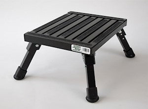 Safety Step Step Stool, 14 in Length x 11 in Width x 7 in Height, 1000 lb Capacity, Black - S-07C-BLK