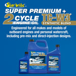 Star Brite Oil, Used For 2-Stroke Engines, 1 gal Jug - 19200