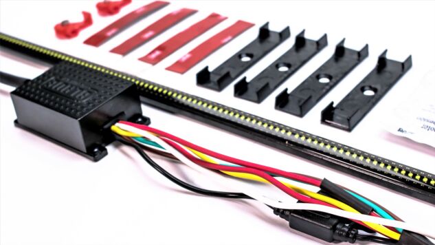 Putco Tailgate Light - LED, 60 in Flexible Light Bar, Amber Turn Signal/White Reverse/Red Brake/Red Running Operation - 9201960-04