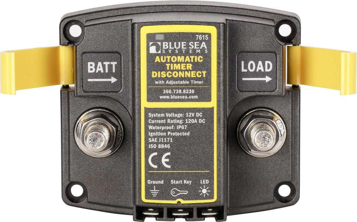 Blue Sea Battery Disconnect Switch, 12 V DC, 120 amp - 7615-BSS