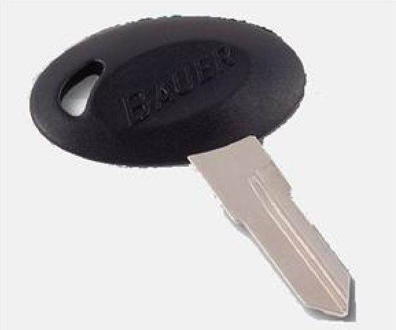 AP Products Key, Replacement Key For Bauer RV Series Door Lock, Key Code 353 - 013-689353
