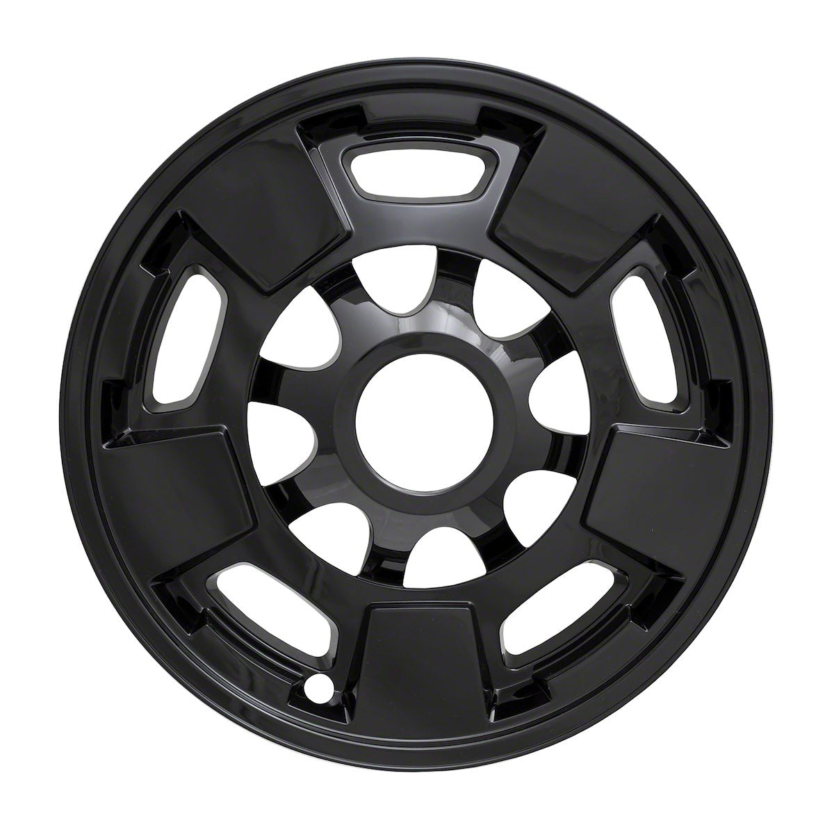 Coast2Coast Wheel Skin, 17 in, 5 Spokes, Gloss Black, Set Of 4 - IWCIMP411BLK