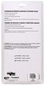 Phoenix Products Shower Head, Black - PF276020