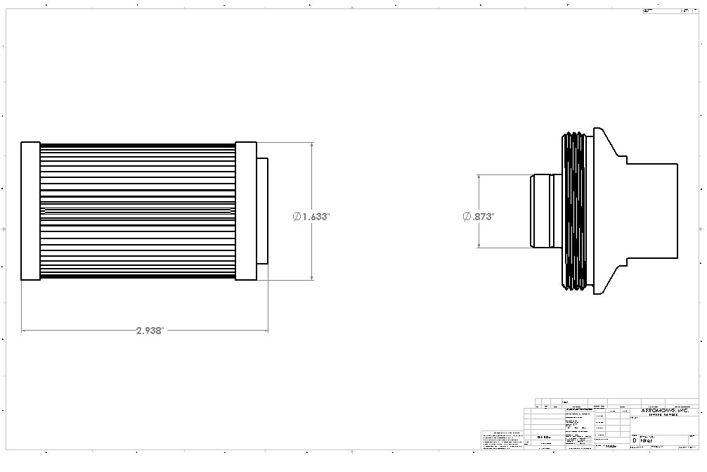 Aeromotive Fuel System Fuel Filters and Components 12304 product image 3