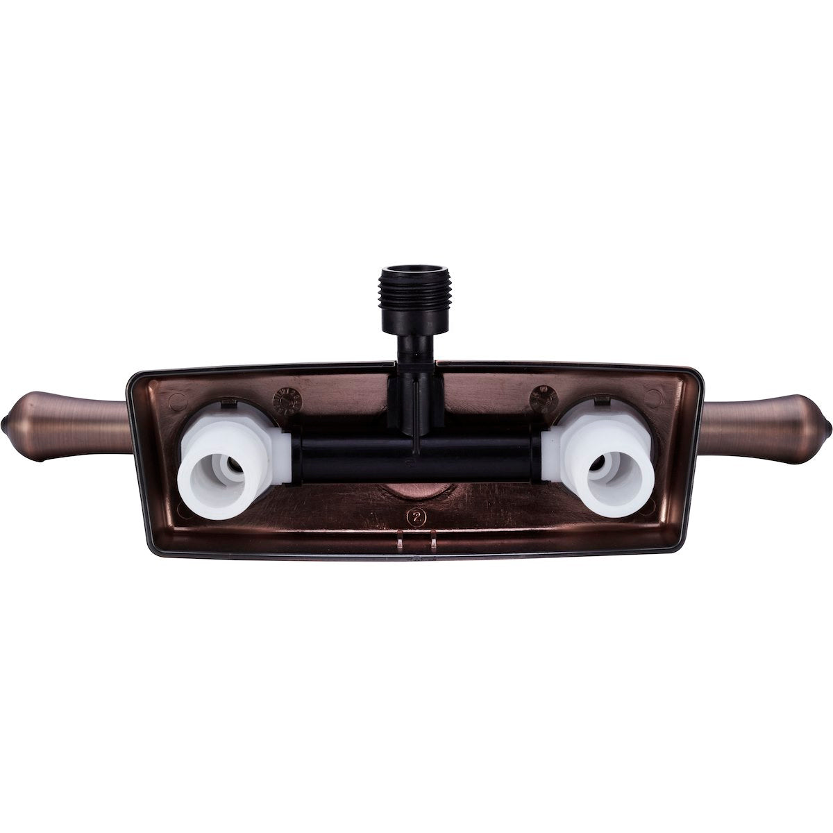 Dura Faucet Shower Control Valve, Classical Series, 2 Valve, 4 in Center Distance - DF-SA100C-ORB