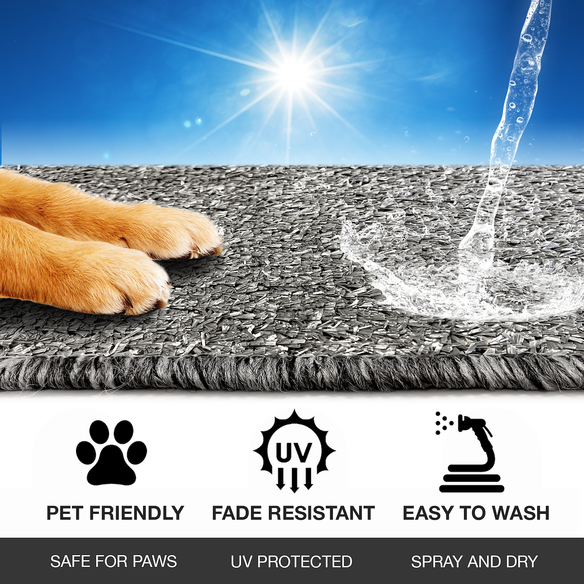 Prestofit Entry Step Rug, 23 in Width - 2-0051